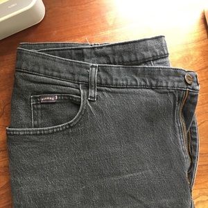 Vintage high waisted black jeans